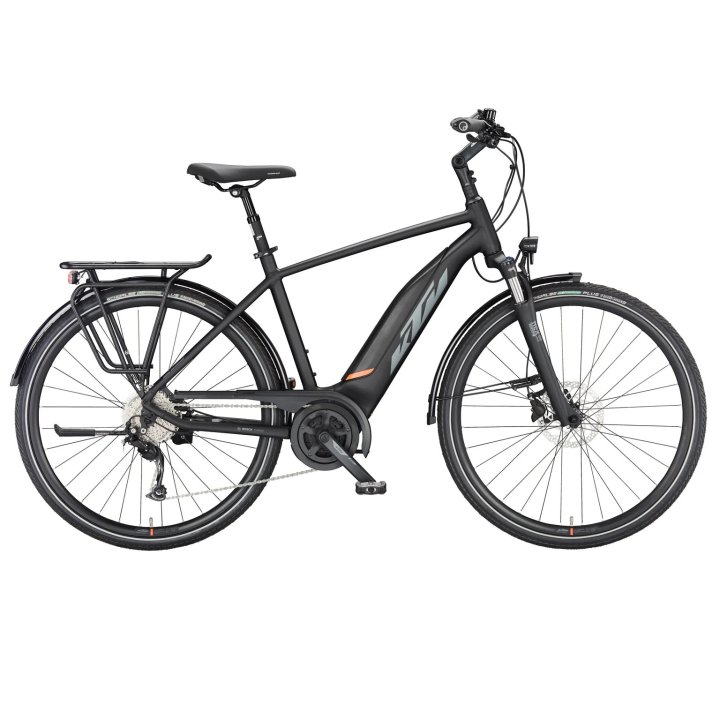 KTM MACINA FUN A510 - E-Bike Trekking - 2023 - black matt (grey+orange)