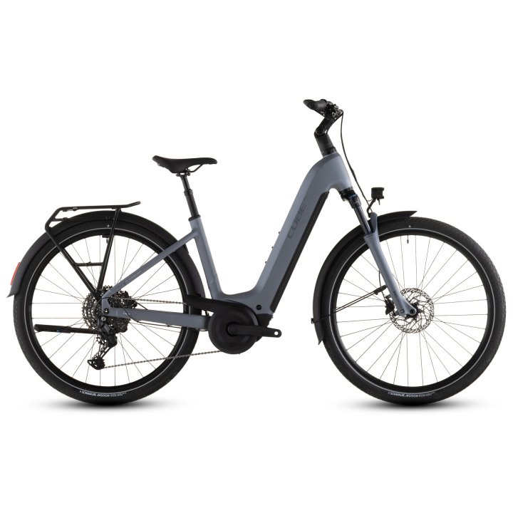 CUBE TOURING HYBRID Pro 800 - Easy Entry - Trekking E-Bike - 2026 - pearlgrey / grey