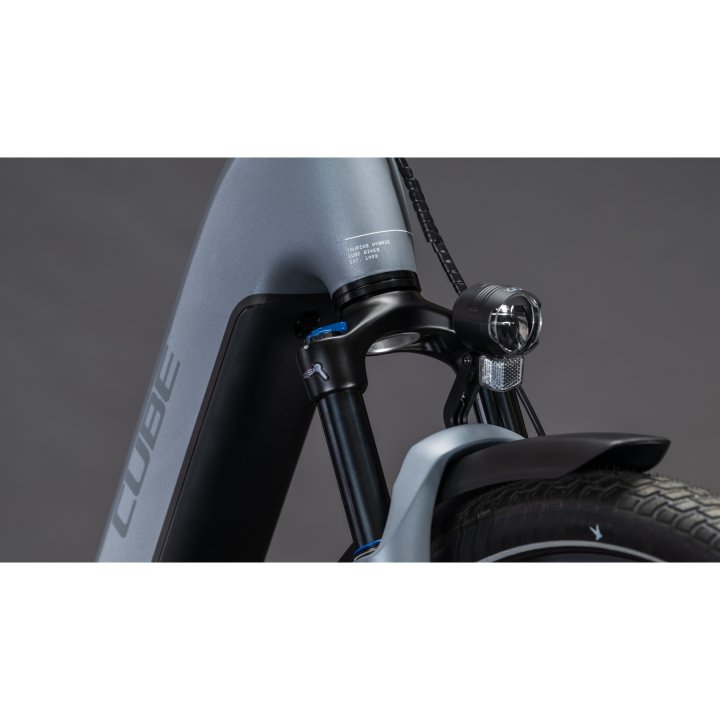 CUBE TOURING HYBRID Pro 800 - Easy Entry - Trekking E-Bike - 2026 - pearlgrey / grey