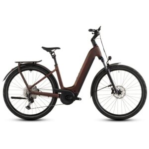 CUBE KATHMANDU HYBRID Pro 800 - Easy Entry - Trekking E-Bike - 2026 - sunglow / chrome