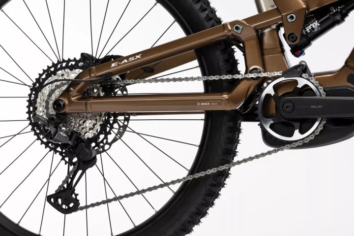 Ghost E-ASX ADVANCED - 27,5" Tiefeinstieg E-MTB - 2026 - brown bear / stone glossy