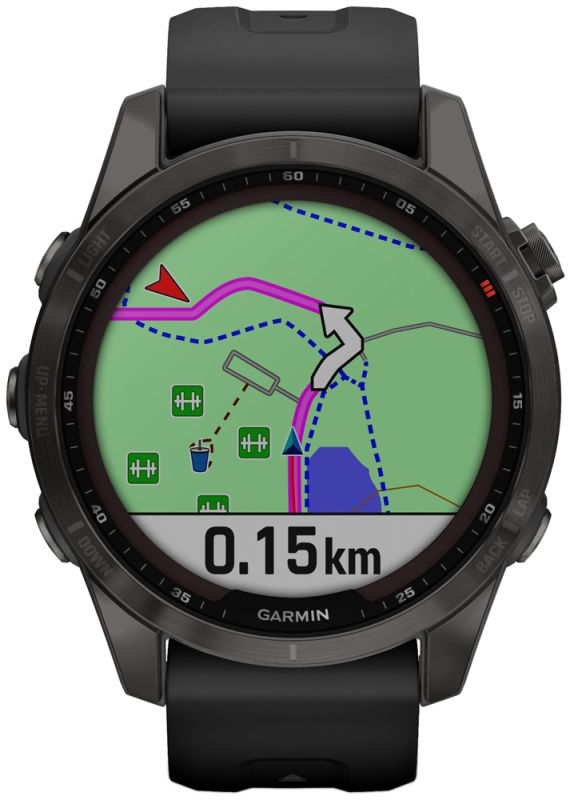 Garmin Fenix 7S SAPPHIRE SOLAR – GPS Multisport Smartwatch – Bild 3