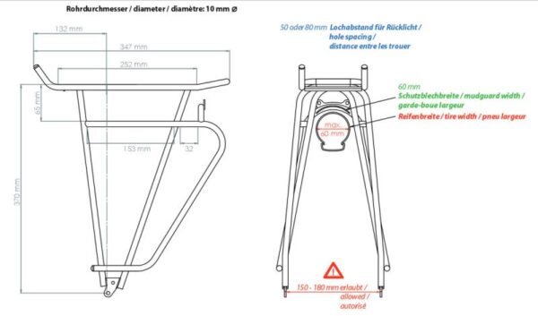 Tubus Cosmo Gepäckträger 26″-28″