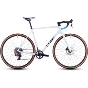 CUBE CROSS RACE C:62 Race - Carbon Cyclocross Bike - 2026 - polarwhite / blue