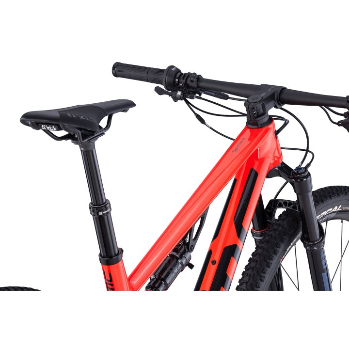 BMC FOURSTROKE 01 THREE - 29" Carbon Mountainbike - 2026 - Neon Red – Bild 4