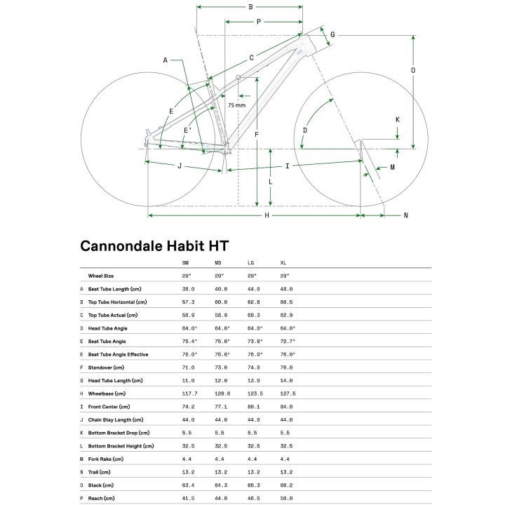 Cannondale HABIT HT 2 - 29" Mountainbike - 2026 - obsidian – Bild 11