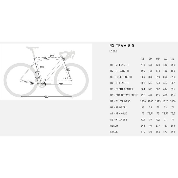 BH Bikes RX TEAM 5.0 - Carbon Cyclocross Bike - 2025 - silver / black / black – Bild 7