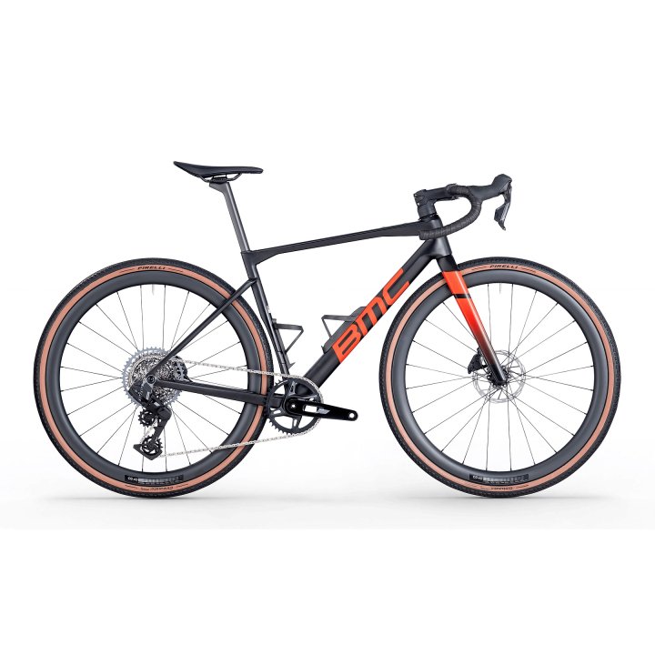 BMC KAIUS 01 FOUR - Carbon Gravel Bike - 2026 - black / neon red