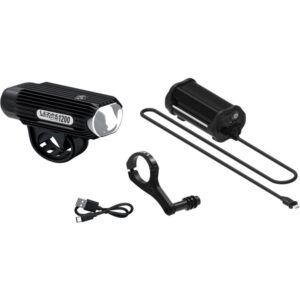 Lezyne Deca 1200 Komplettset StVZO Frontscheinwerfer - schwarz