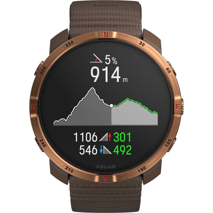 Polar Grit X2 GPS Multisport Uhr - braun/kupfer – Bild 6