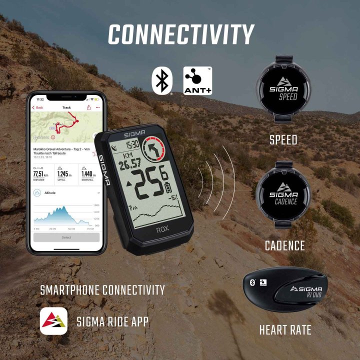SIGMA ROX 4.0 Endurance GPS Fahrradcomputer – Sensorset – Bild 2
