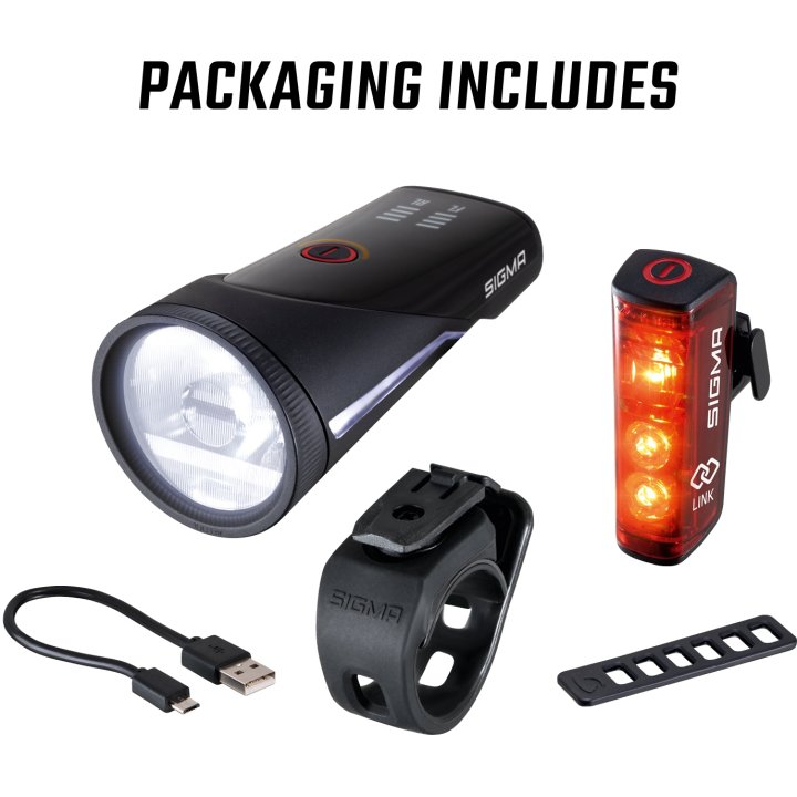 SIGMA Aura 100 Set / Blaze Link – Vorderlicht + Rücklicht