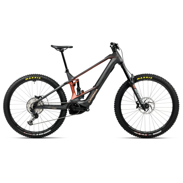 Orbea WILD M20 - E-MTB - 2026 - Diamond Carbon (matt) - Mars Red (gloss)